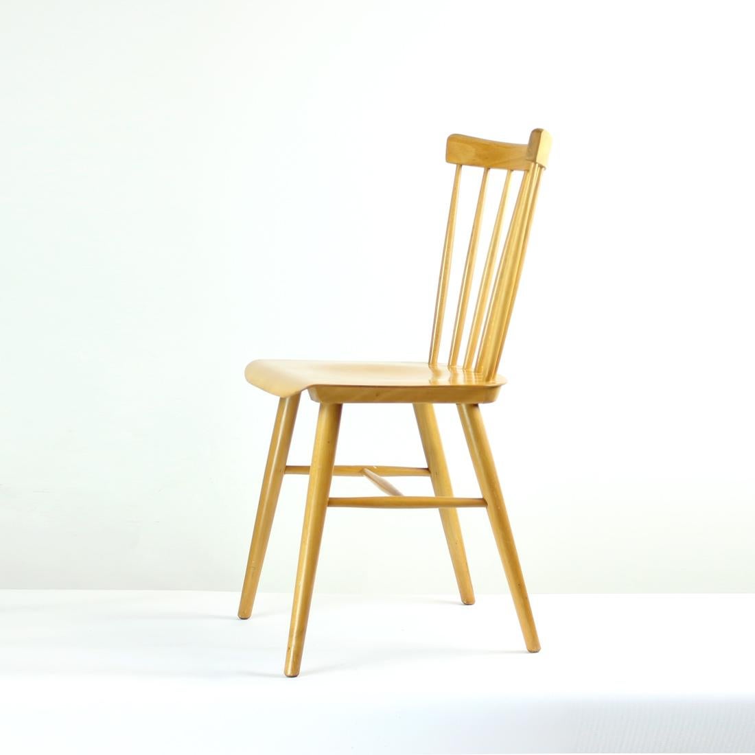 Ironica Stuhl aus der Mitte des Jahrhunderts von Ton in OAK Wood, Tschechoslowakei 1960er Jahre (Tschechisch) im Angebot