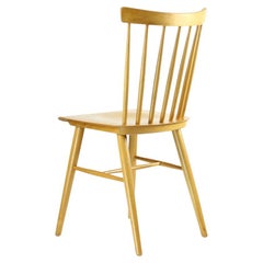 Midcentury Ironica Chair by Ton in Oak Wood, Czechoslovakia 1960s