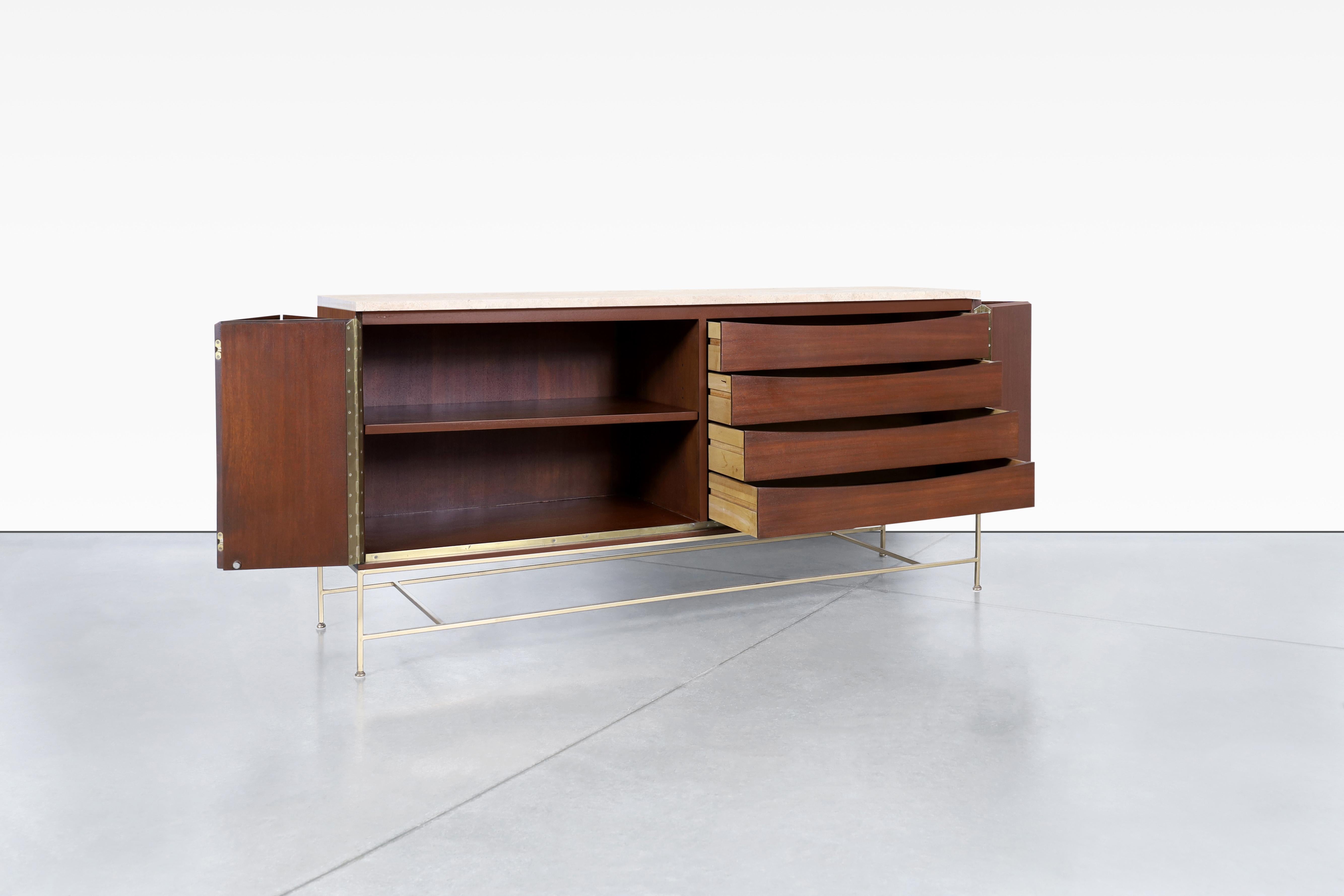 Credenza in travertino 