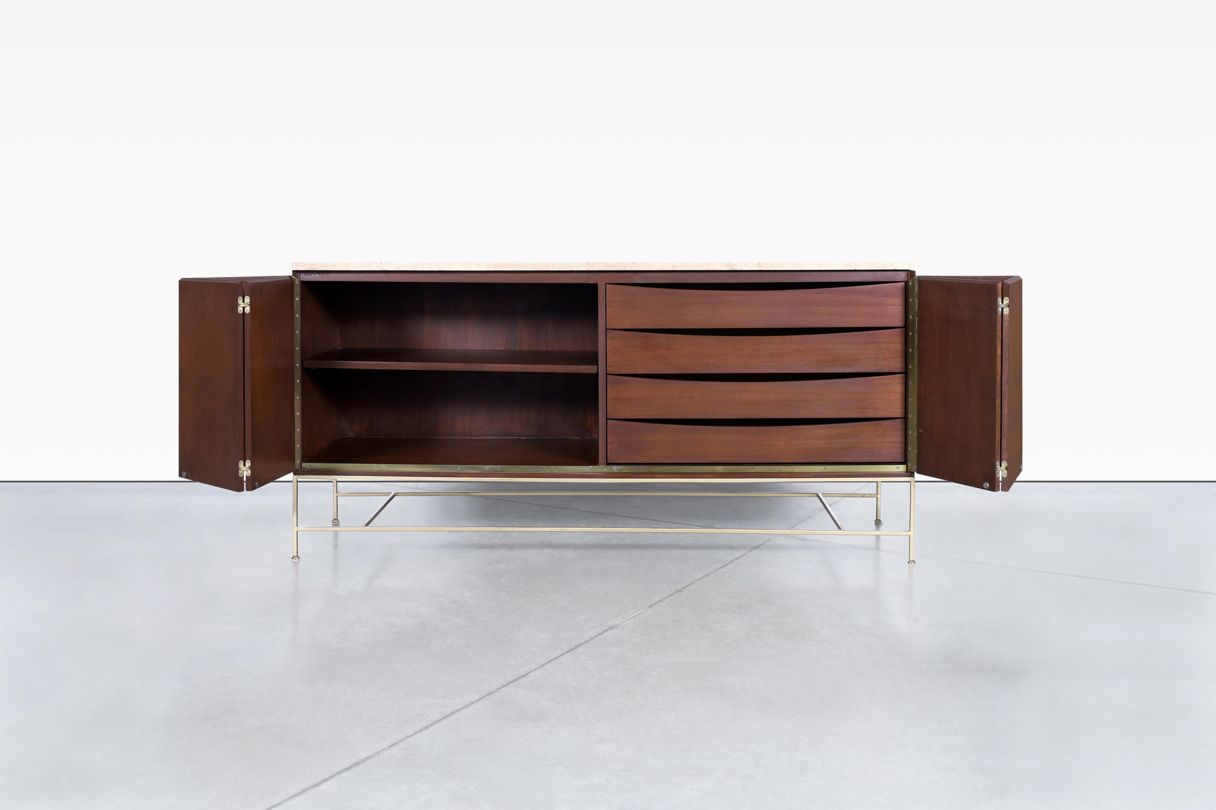 Credenza in travertino 