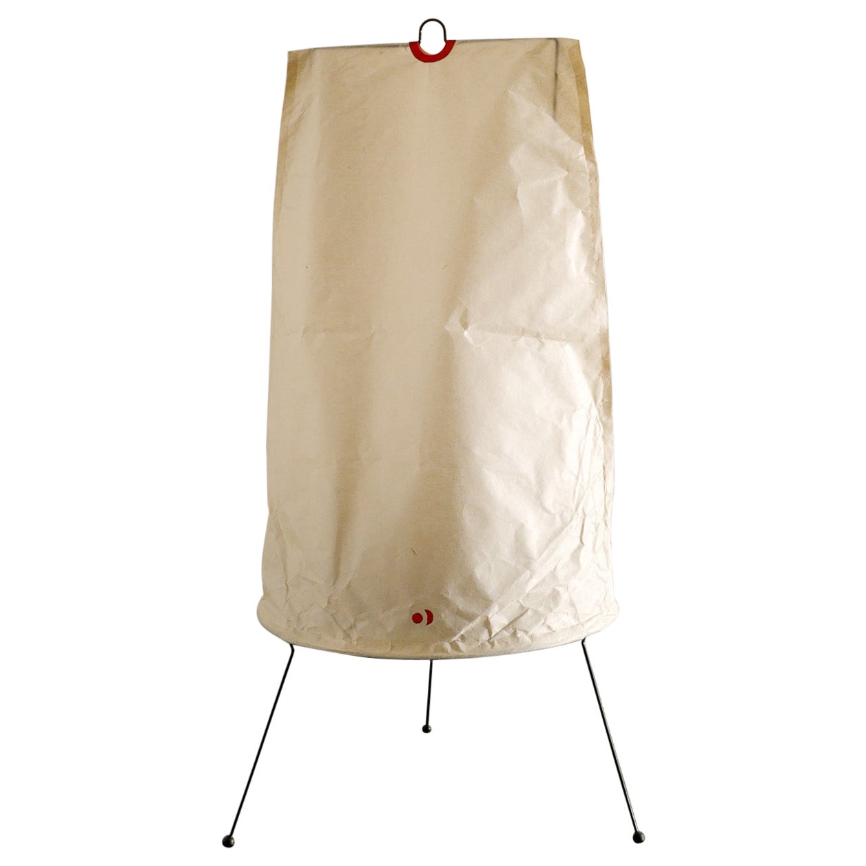 Mid Century Isamu Noguchi "1P" Table Desk Akari Lamp by Ozeki & Co. Japan, 1960s For Sale