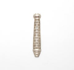 Mid-Century Israeli Sterling Silver Mezuzah Case
