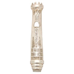 Mid-Century Israeli Sterling Silver Mezuzah Case