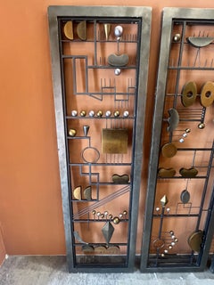 Mid Century Italian 3 Panel Screen