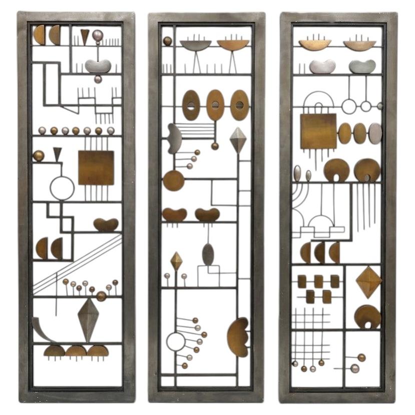 Mid Century Italian 3 Panel Screen