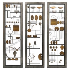 Mid Century Italian 3 Panel Screen
