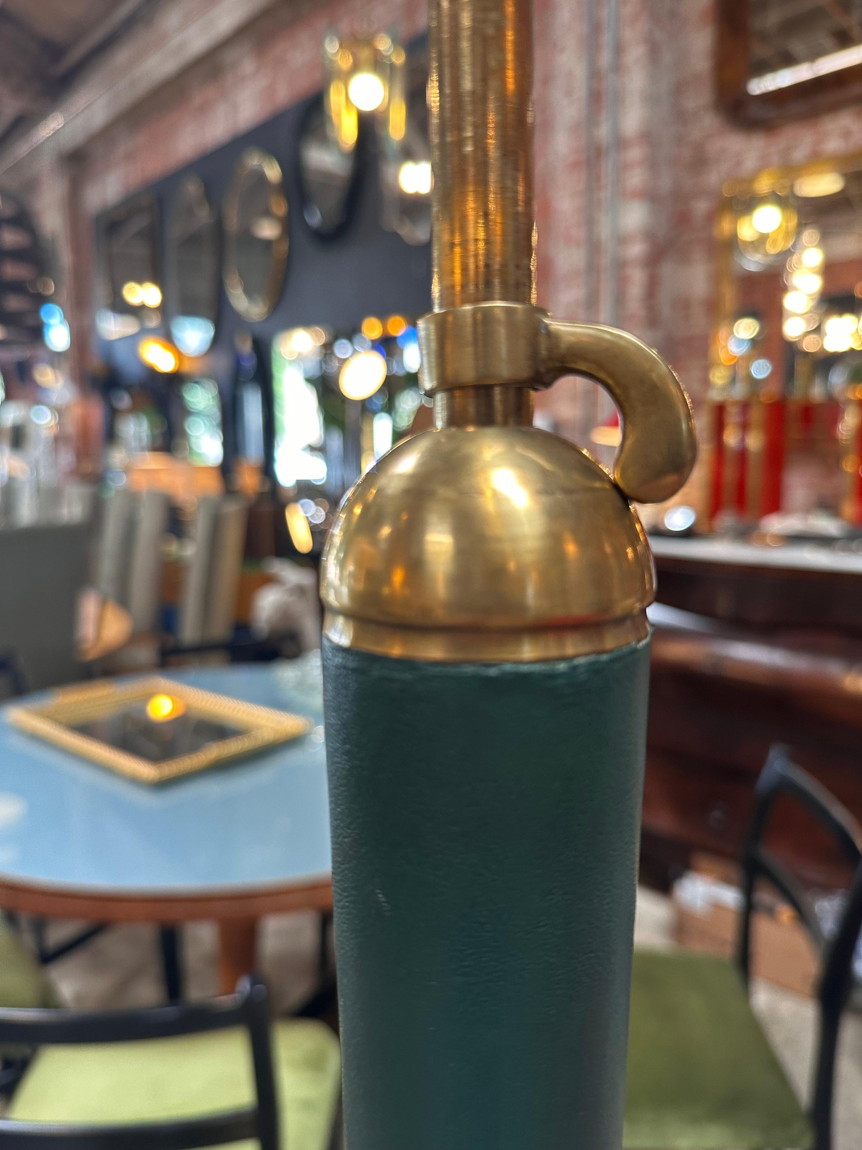 Brass Mid Century Italian Adjustable Floor Lamp 1950s For Sale