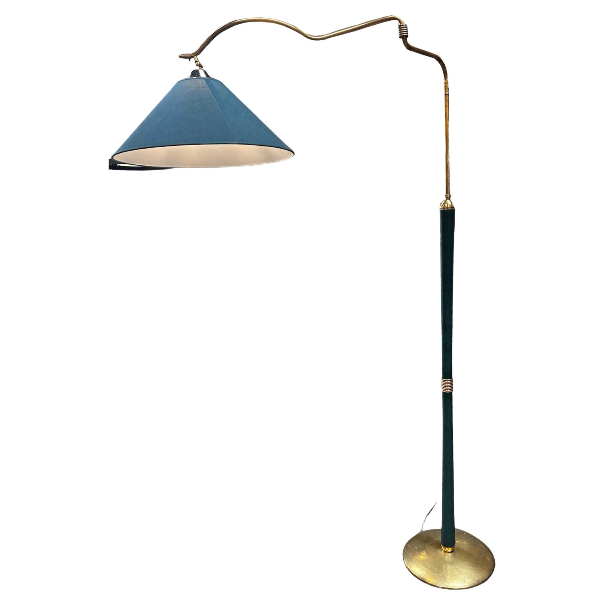 Mid Century Italian Adjustable Floor Lamp 1950s For Sale
