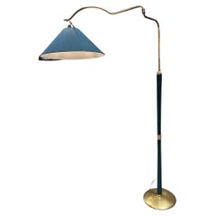 Lampadaire ajustable italien du milieu du siècle 1950