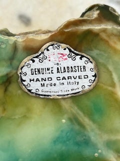 Posacenere in alabastro italiano di metà secolo, anni '50