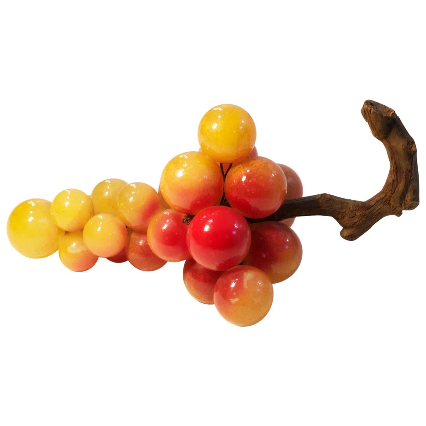 Midcentury Italian Alabaster Grapes