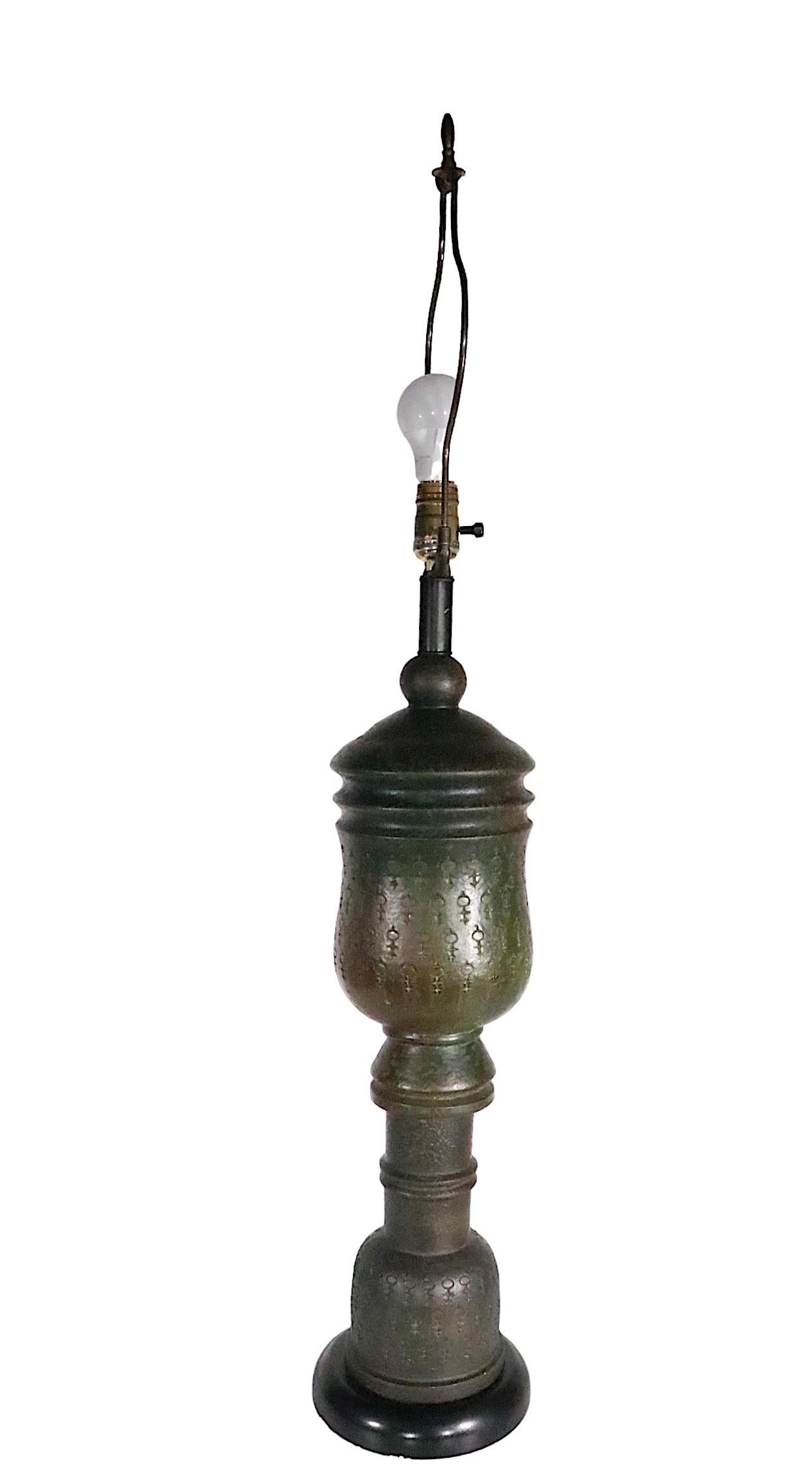 Lampada da tavolo in ceramica Aldo Londi Bitossi, 1960 ca. in vendita 3