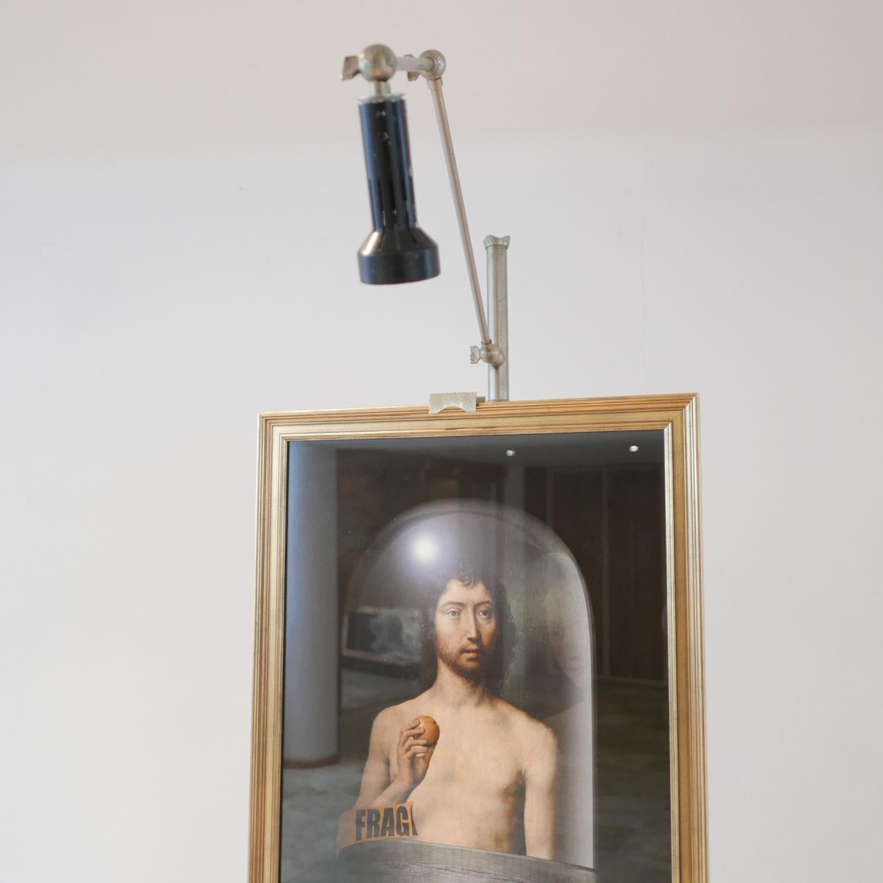 Midcentury Italian Angelo Lelli Easel Lamp for Arredoluce In Good Condition In London, GB