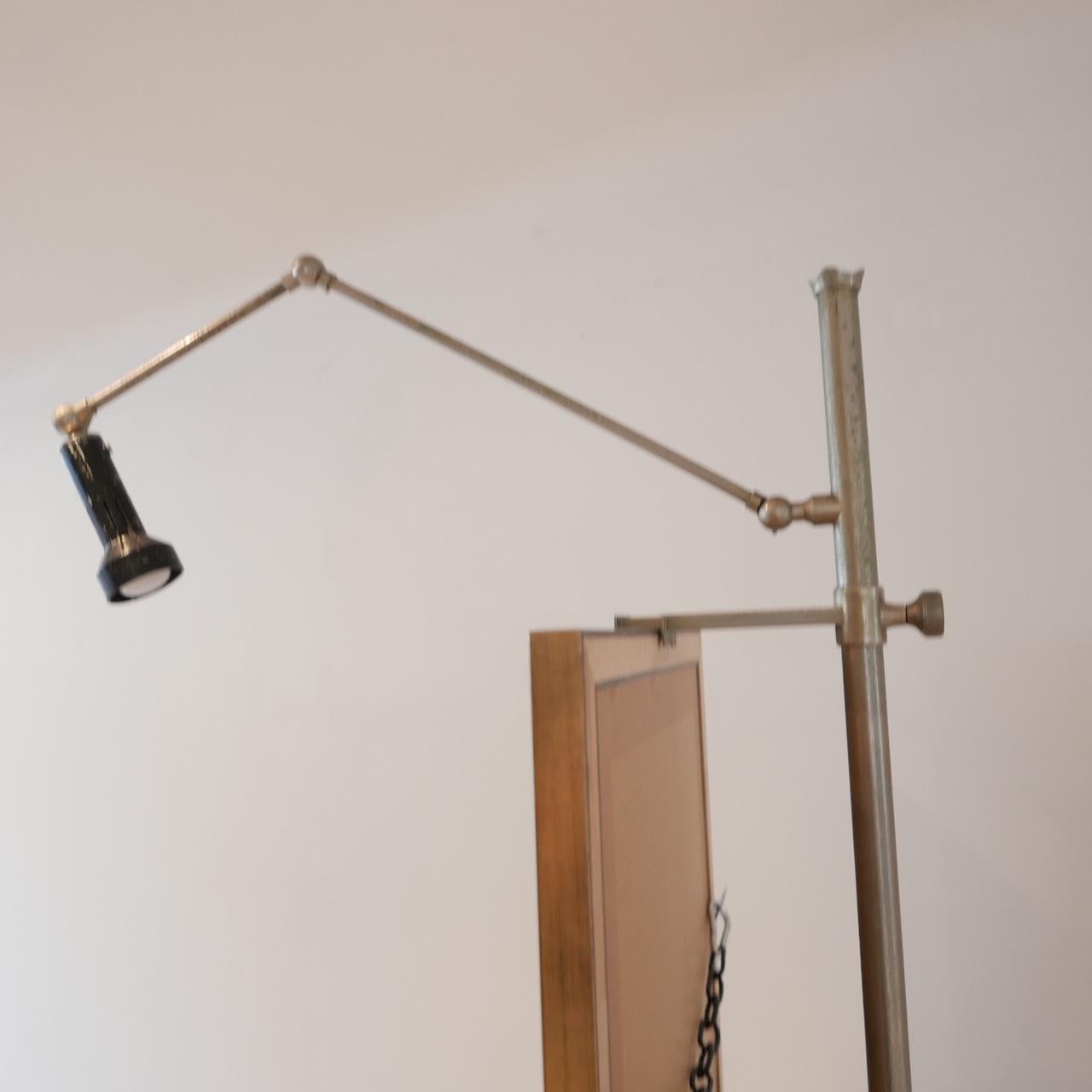 Midcentury Italian Angelo Lelli Easel Lamp for Arredoluce 3
