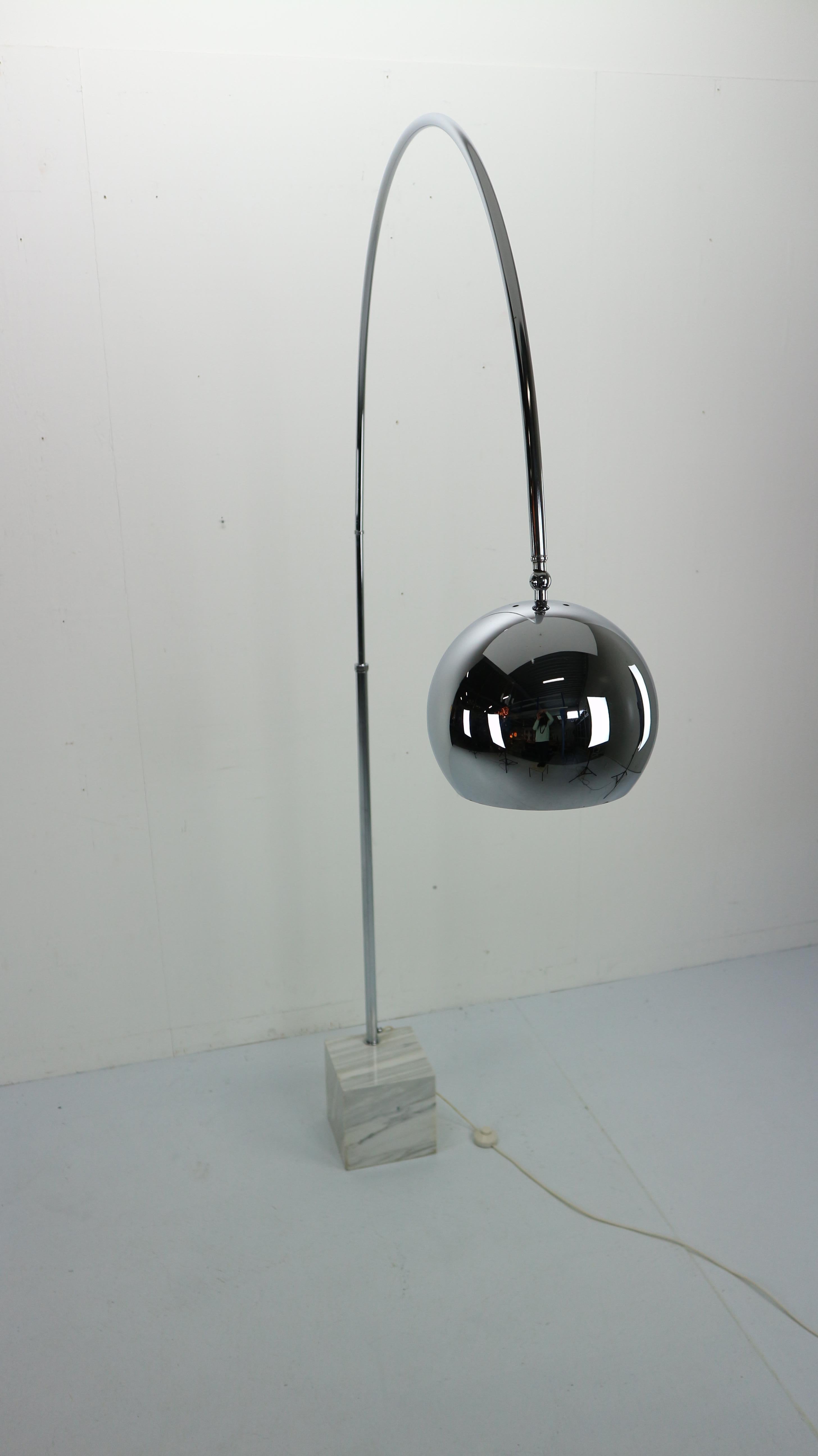 chrome dome floor lamp