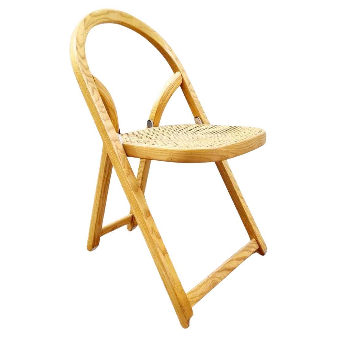 Mid-Century Italian Arca Folding Chair by Gigi Sabadin for Crassevig, Italy, 70s