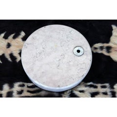 Midcentury Italian Arco Chrome & Marble Adjustable Eyeball Floor Lamp