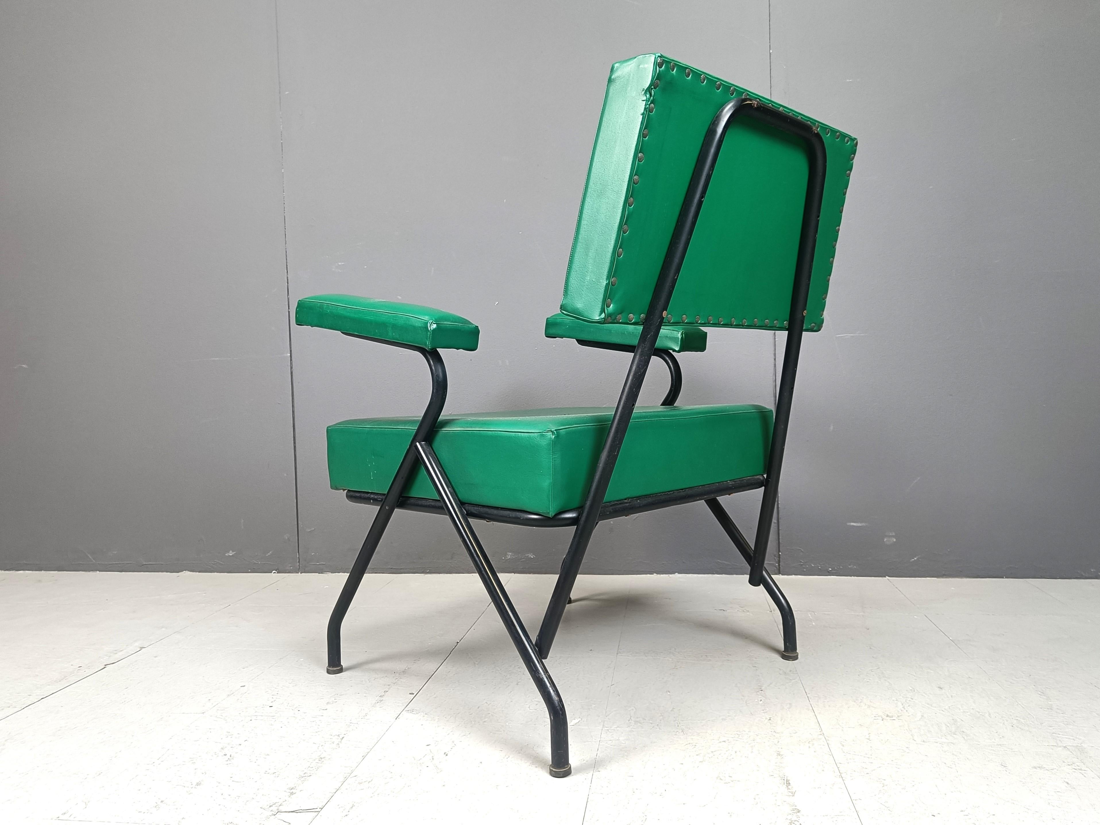 Mid century Italian armchair, 1950s For Sale 3