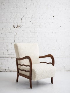 Mid-Century Italian Armchair in the Style of Paolo Buffa
