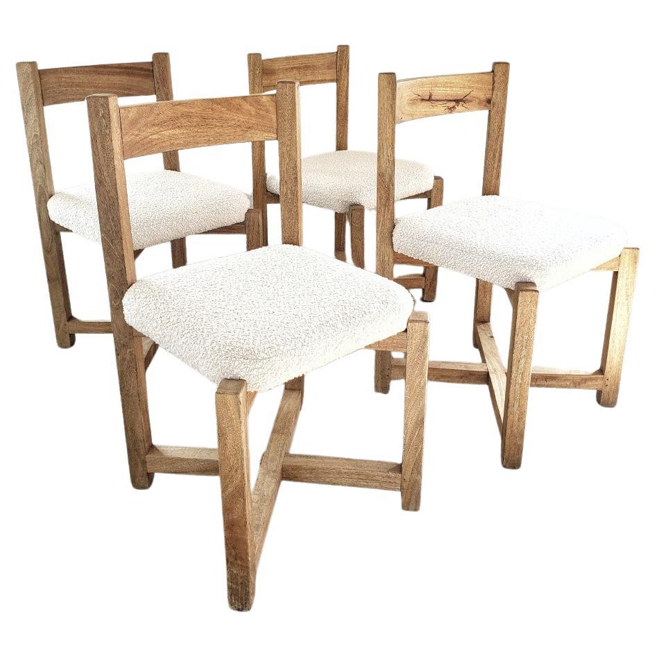 MidCentury Italian Artisan HandMade Dining Chairs, 'Set of 8' at 1stDibs