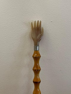 Mid-Century Italian Bamboo Shoehorn, 1960s