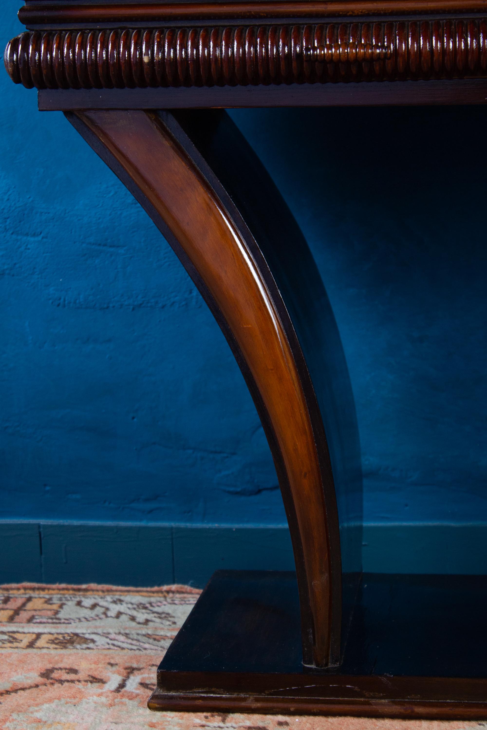 Mid-Century Italian Bar Cabinet 1950'  Osvaldo Borsani style For Sale 4