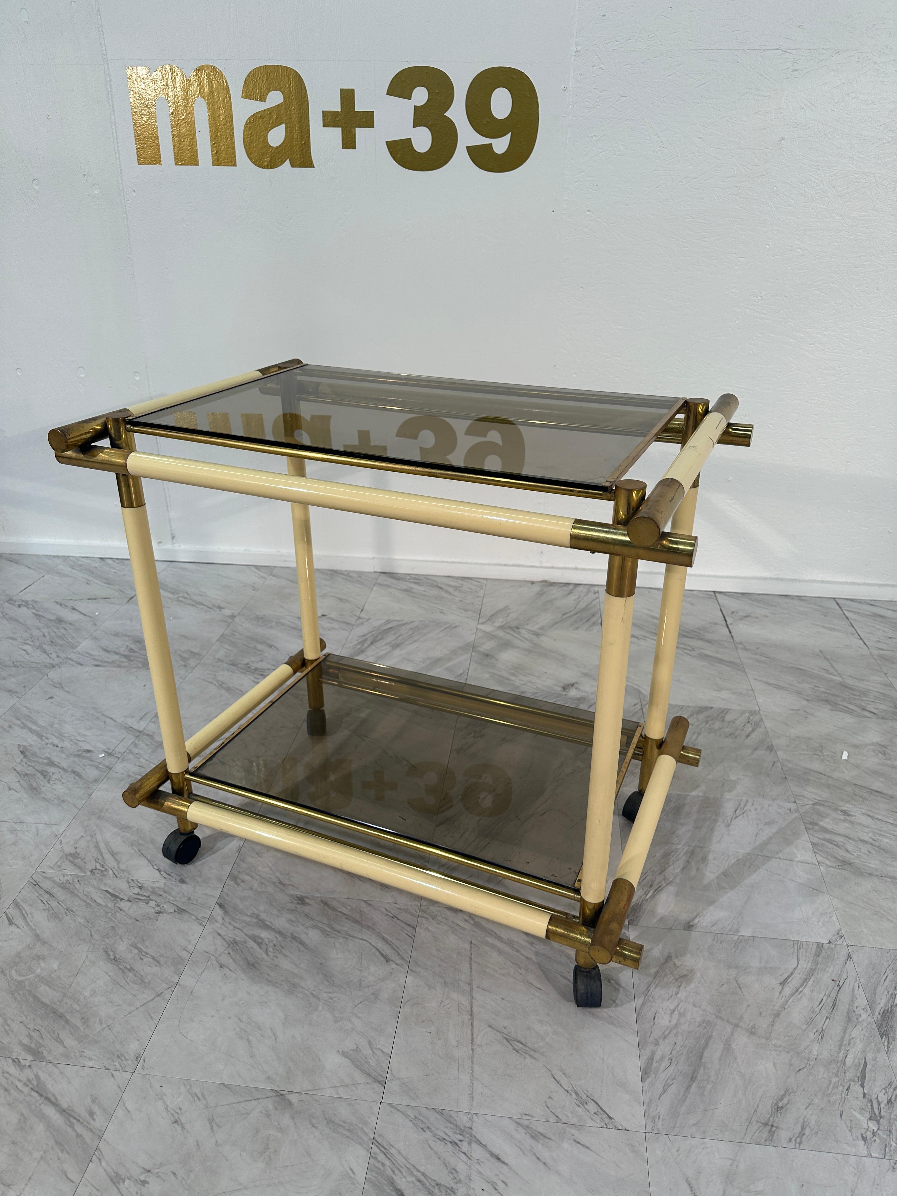 Carrello da bar italiano del Medioevo di Tommaso Barbi, anni '70 in vendita 3