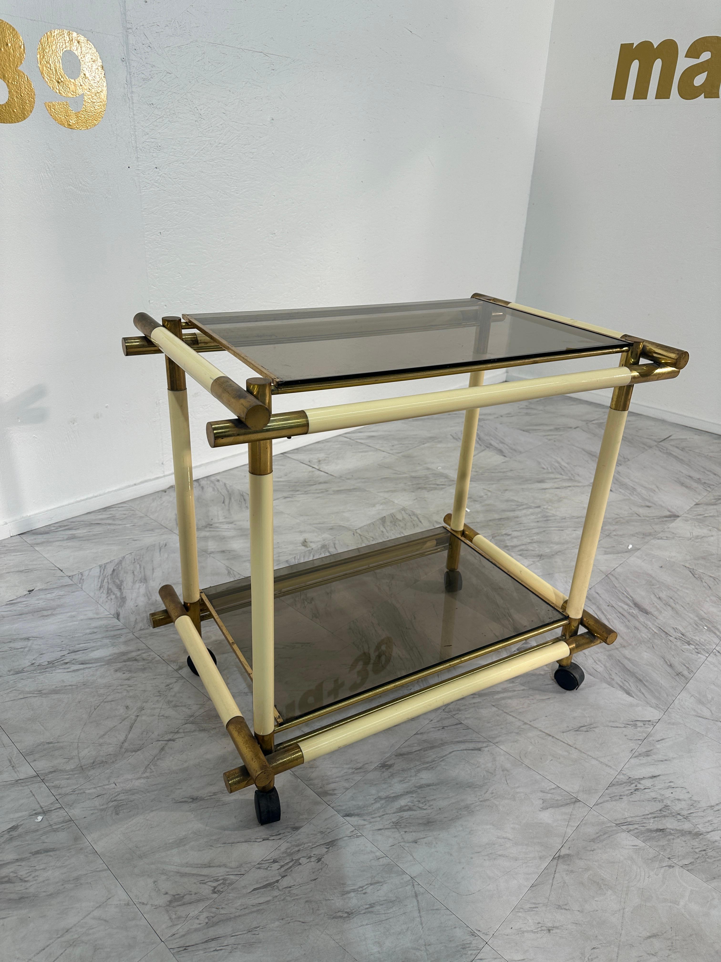 Carrello da bar italiano del Medioevo di Tommaso Barbi, anni '70 In condizioni buone in vendita a Los Angeles, CA