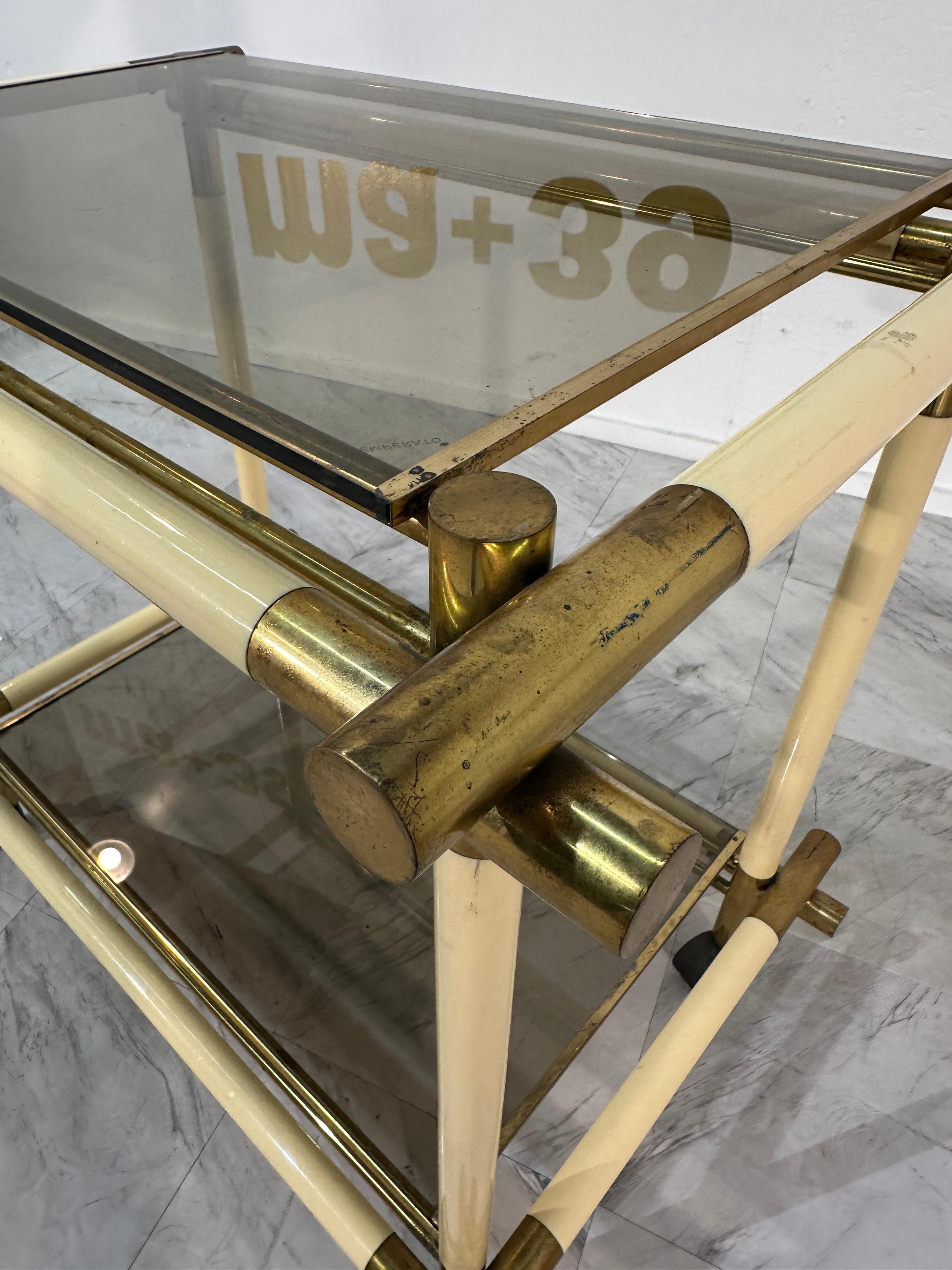 Carrello da bar italiano del Medioevo di Tommaso Barbi, anni '70 in vendita 1