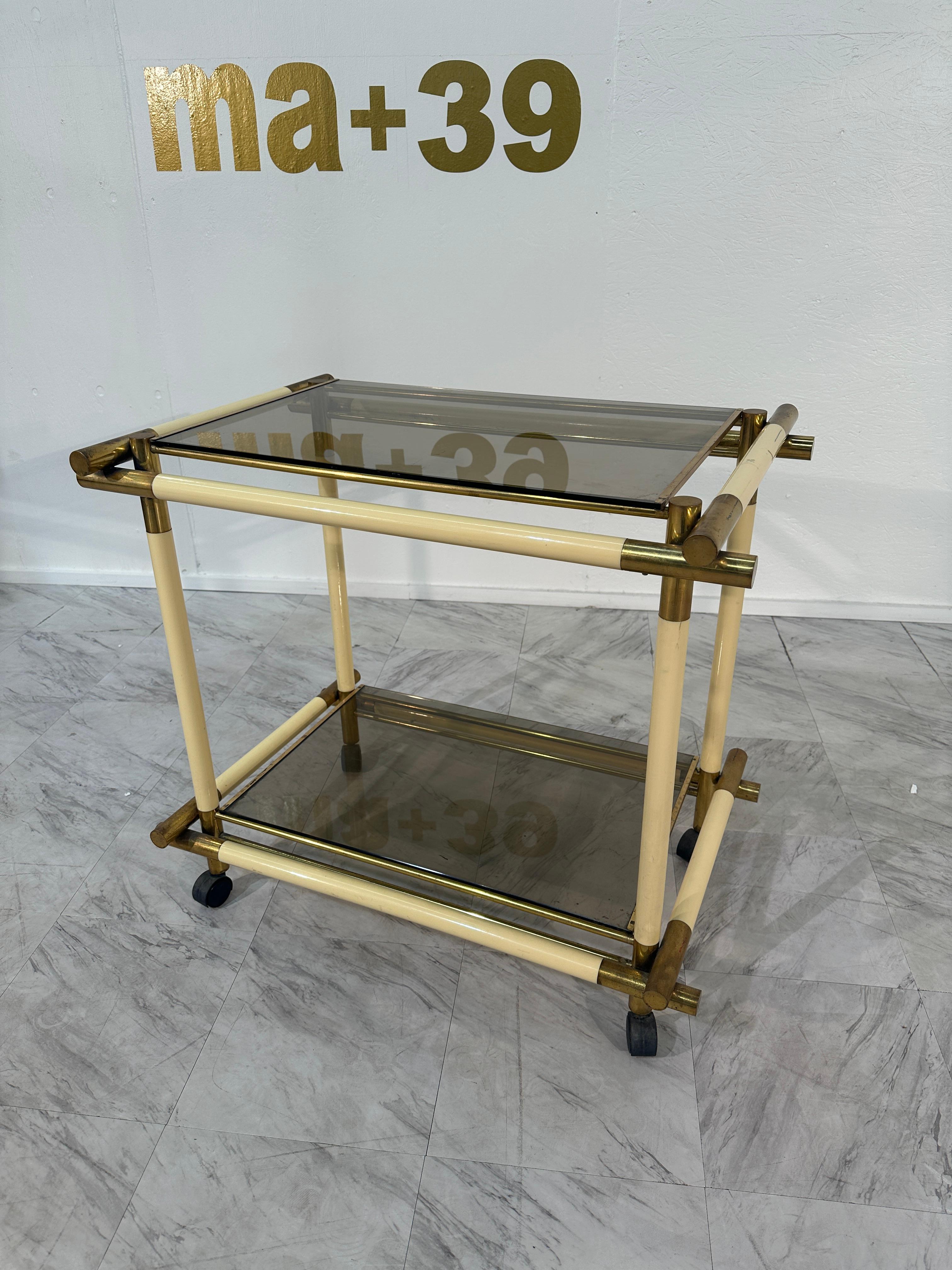 Carrello da bar italiano del Medioevo di Tommaso Barbi, anni '70 in vendita 2