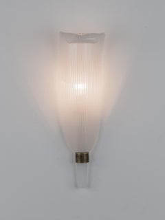 Mid-Century Italian Barovier & Toso Murano Wall Light, 1940s