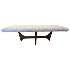 Banc italien du milieu du siècle dernier en bois de hêtre