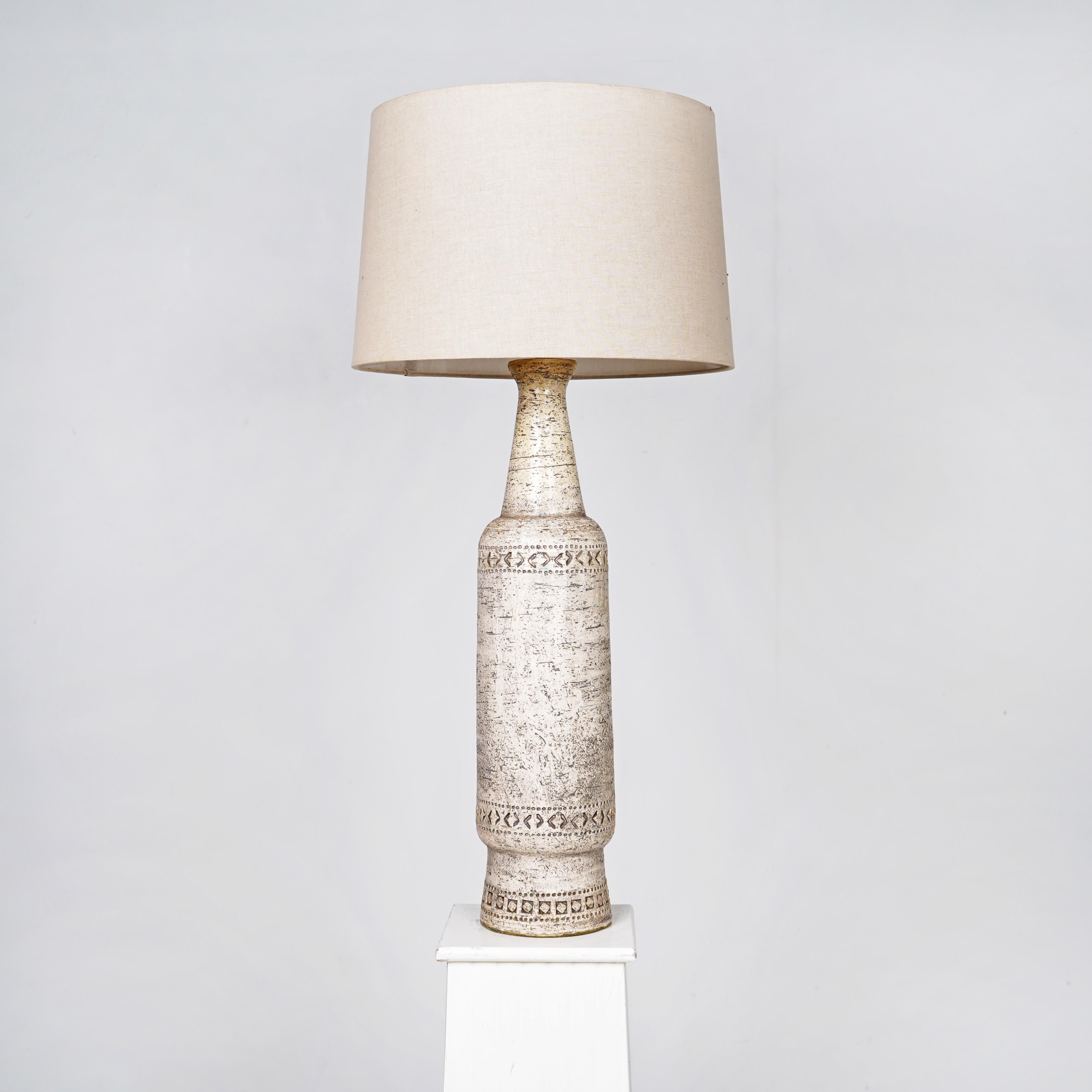 Mid Century Italienisch Bitossi Keramik Lampe im Angebot 3