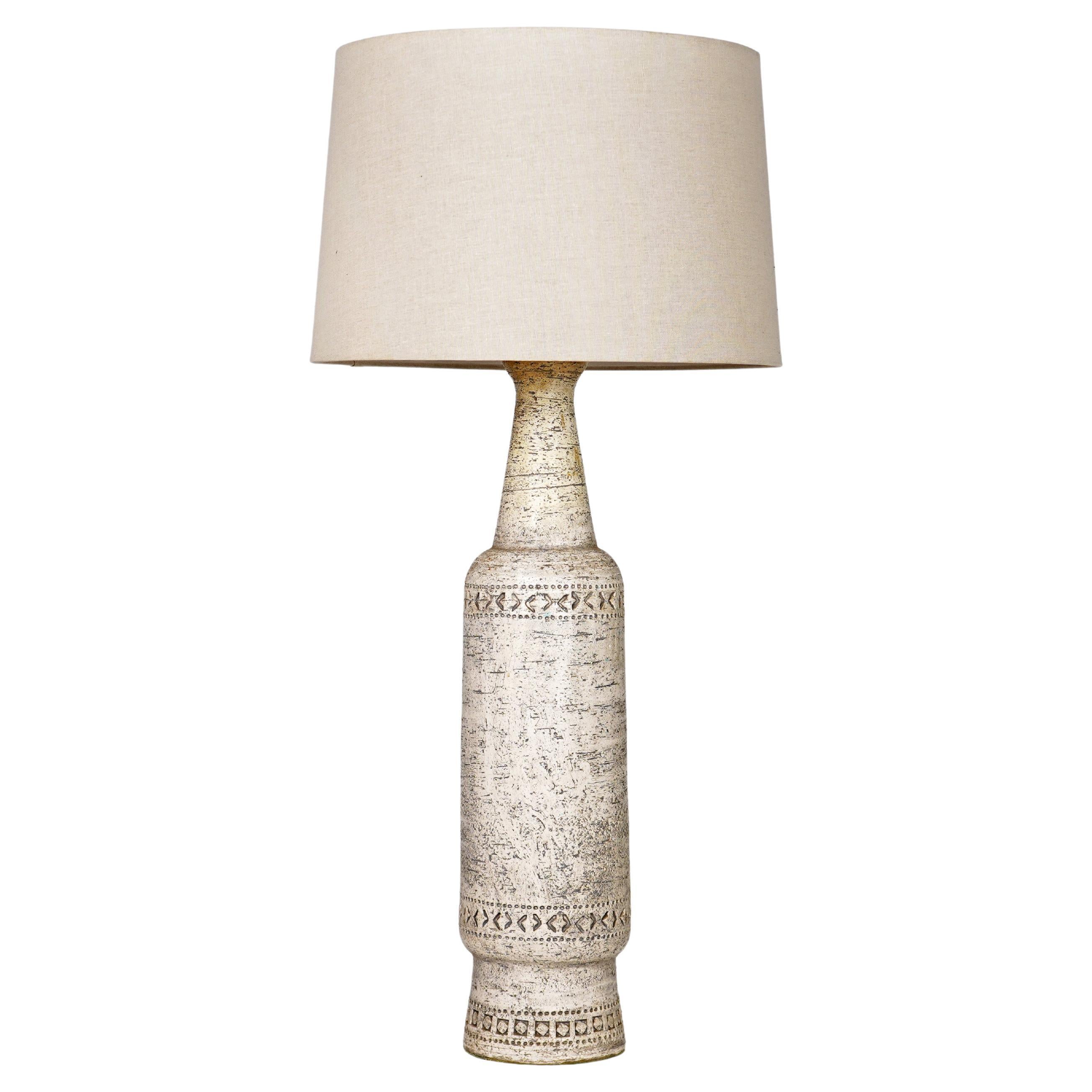 Mid Century Italienisch Bitossi Keramik Lampe im Angebot