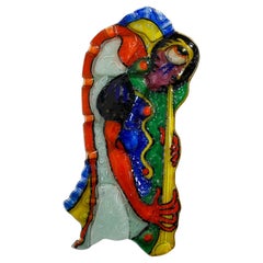 Mid-Century Italian Blown Glass Art Piece