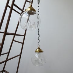 Mid-Century Italian Blown Glass 'Mountain' Pendant Lights '4'