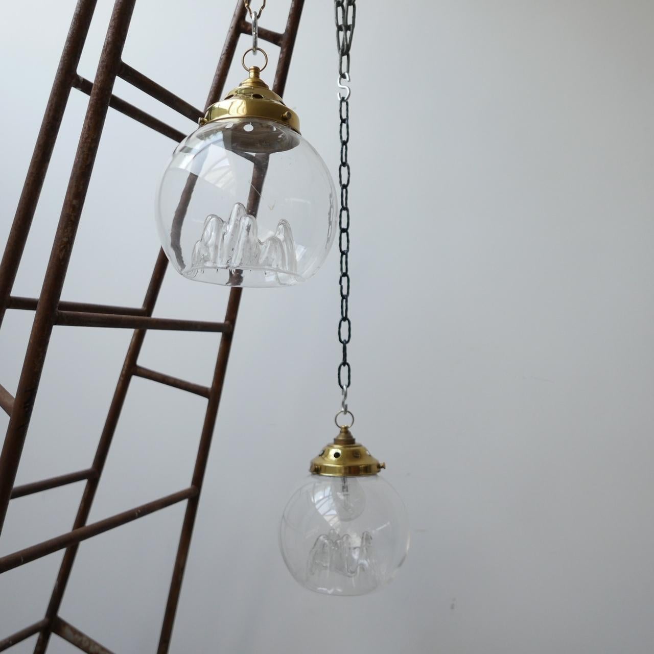 italian blown glass pendant lights