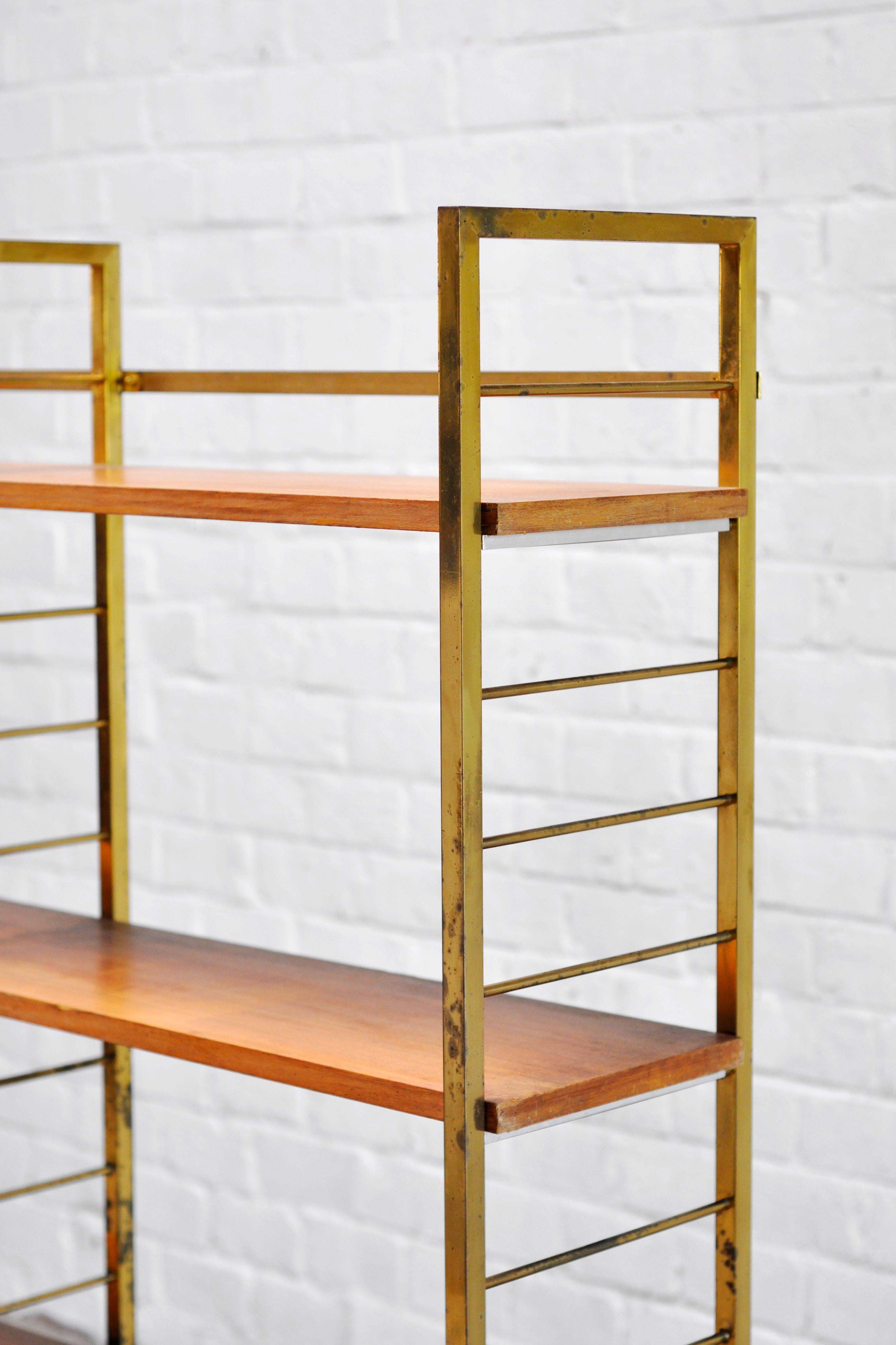 Mid-Century Modern Mid-century Italian Bookcase Or Shelving Unit, 1960's For Sale