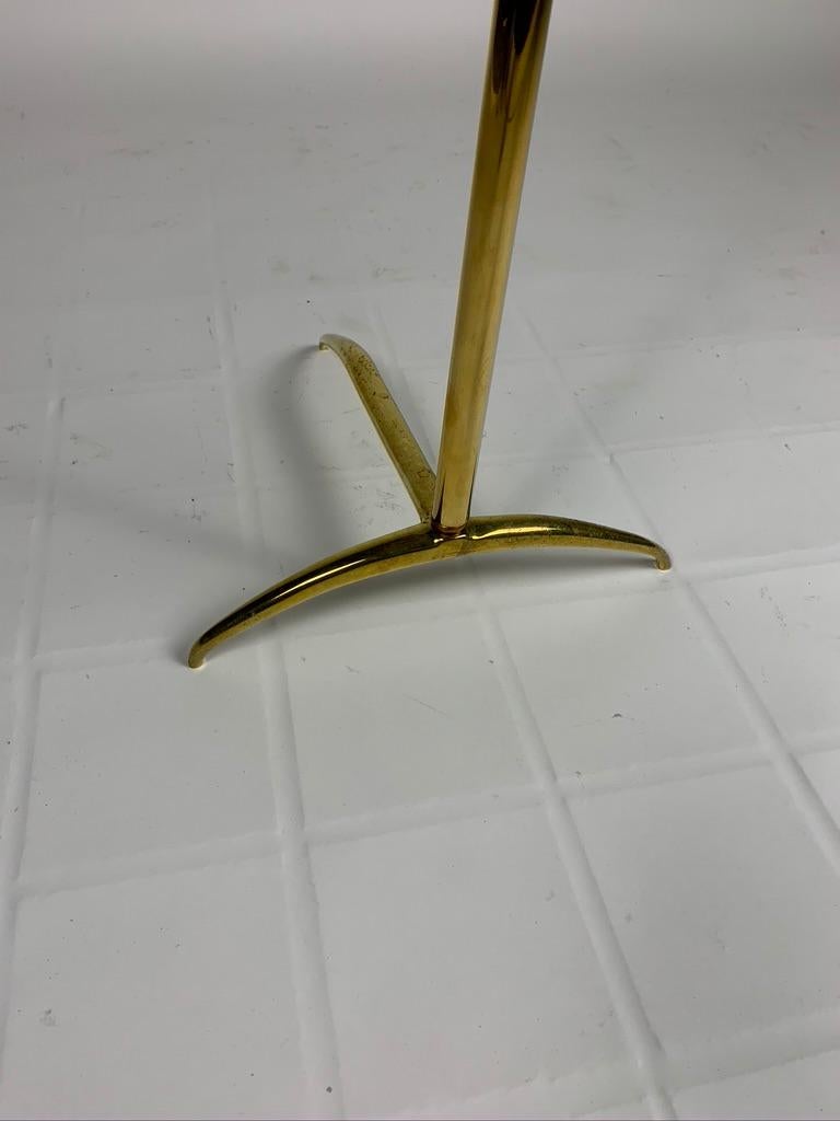 Midcentury Italian Brass and Glass Serving Table 10