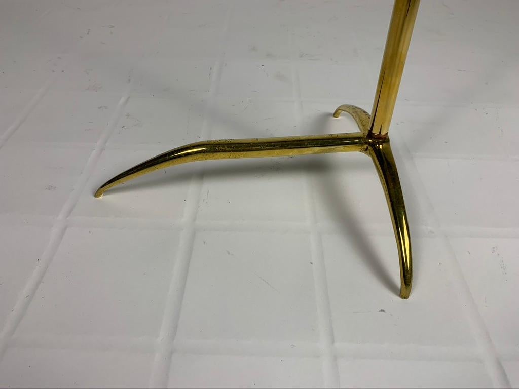 Midcentury Italian Brass and Glass Serving Table 2