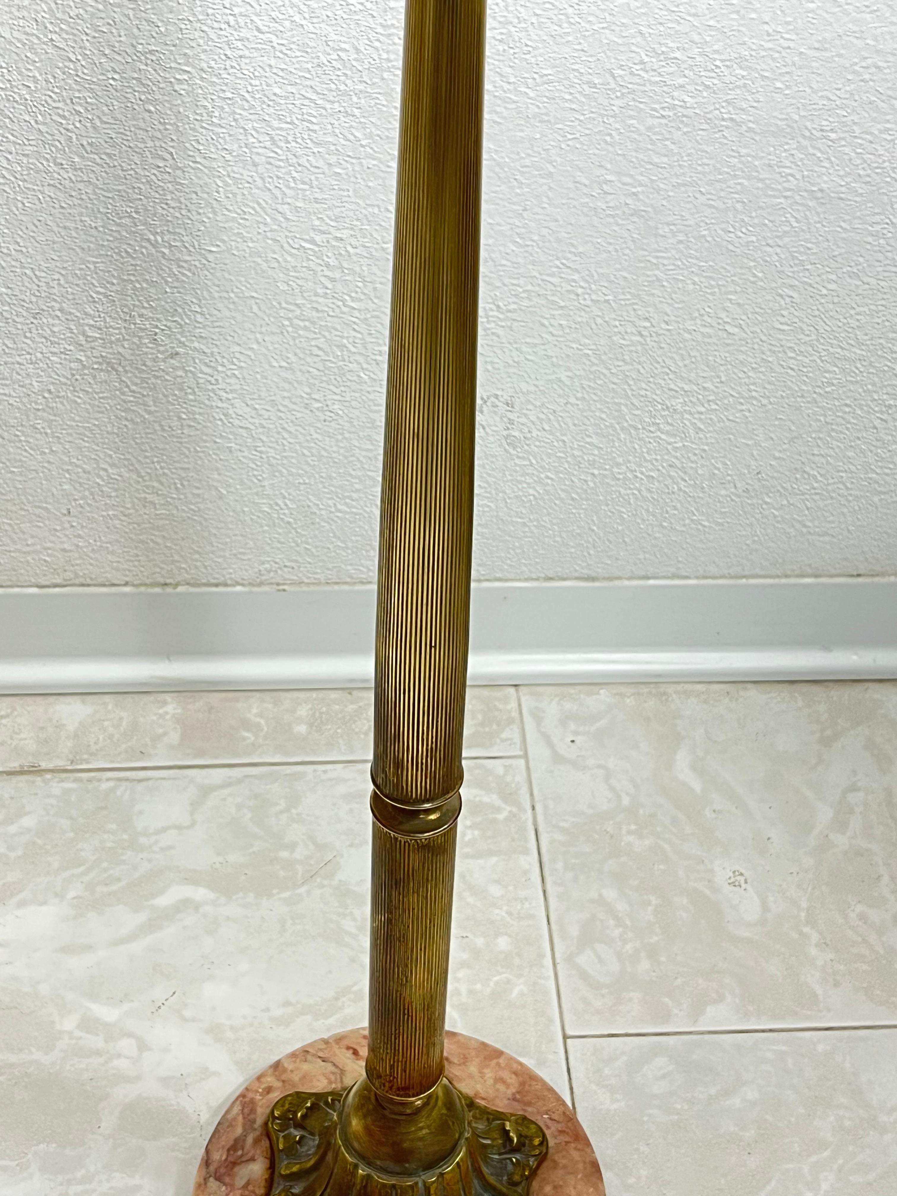 Mid-20th Century Mid-Century Italian Brass And Marble Column Ashtray, 1950s For Sale