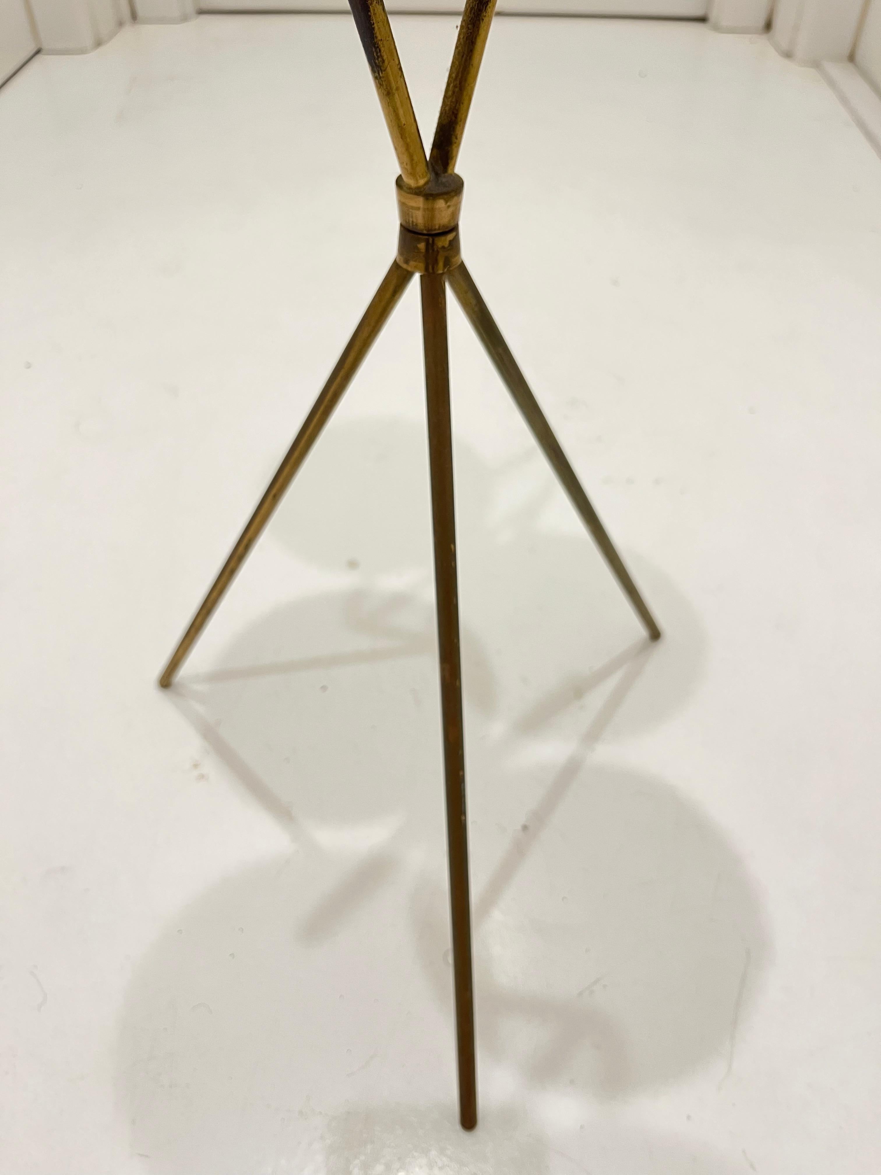 Mid-20th Century Mid-Century Italian Brass Ashtray, 1950s For Sale