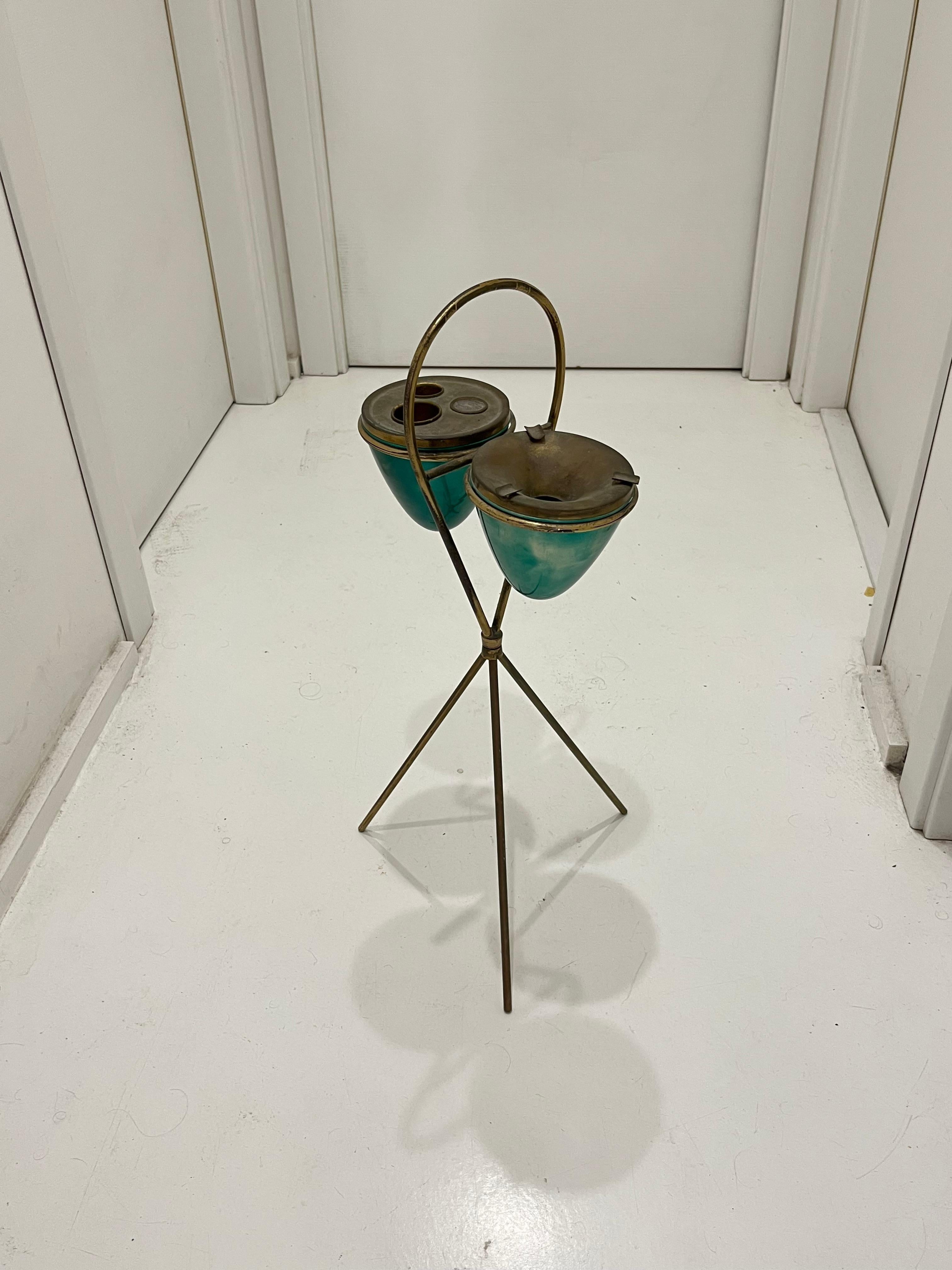 Mid-Century Italian Brass Ashtray, 1950s For Sale 2