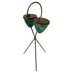 Mid-Century Italian Brass Ashtray, 1950s