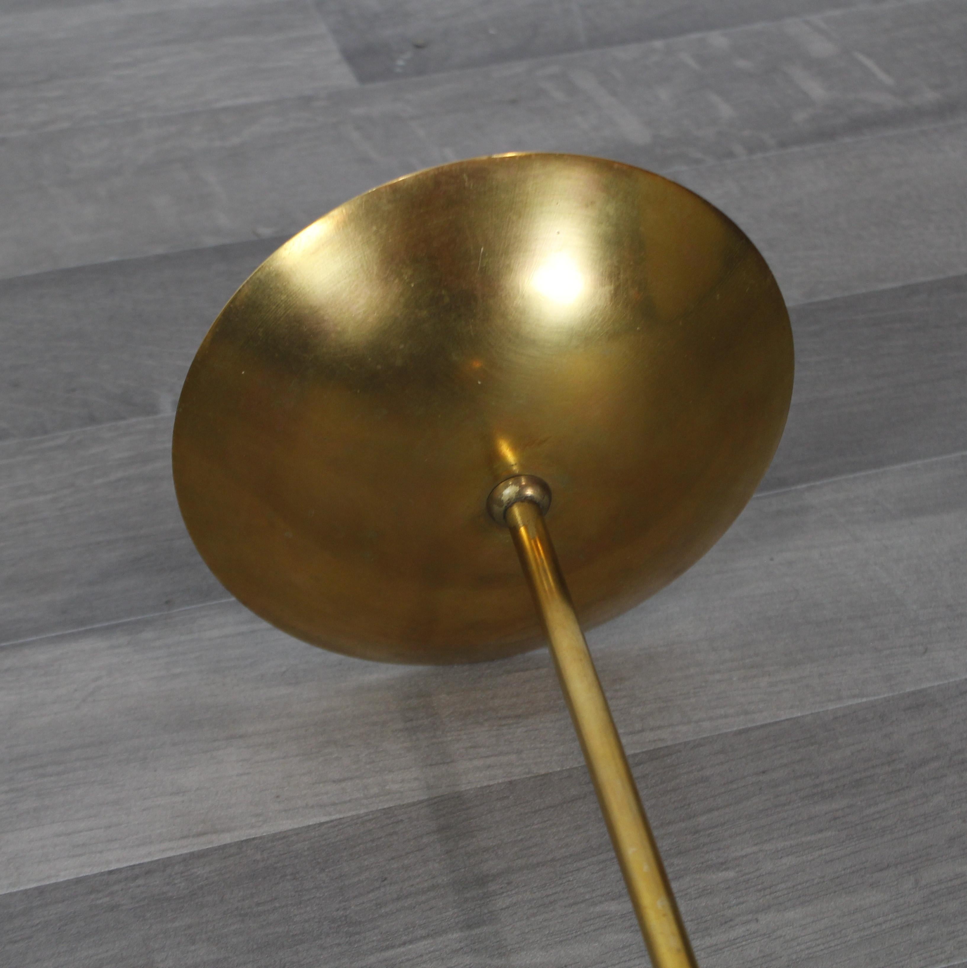 Midcentury Italian Brass Ashtray in the Style of Giò Ponti For Sale 6