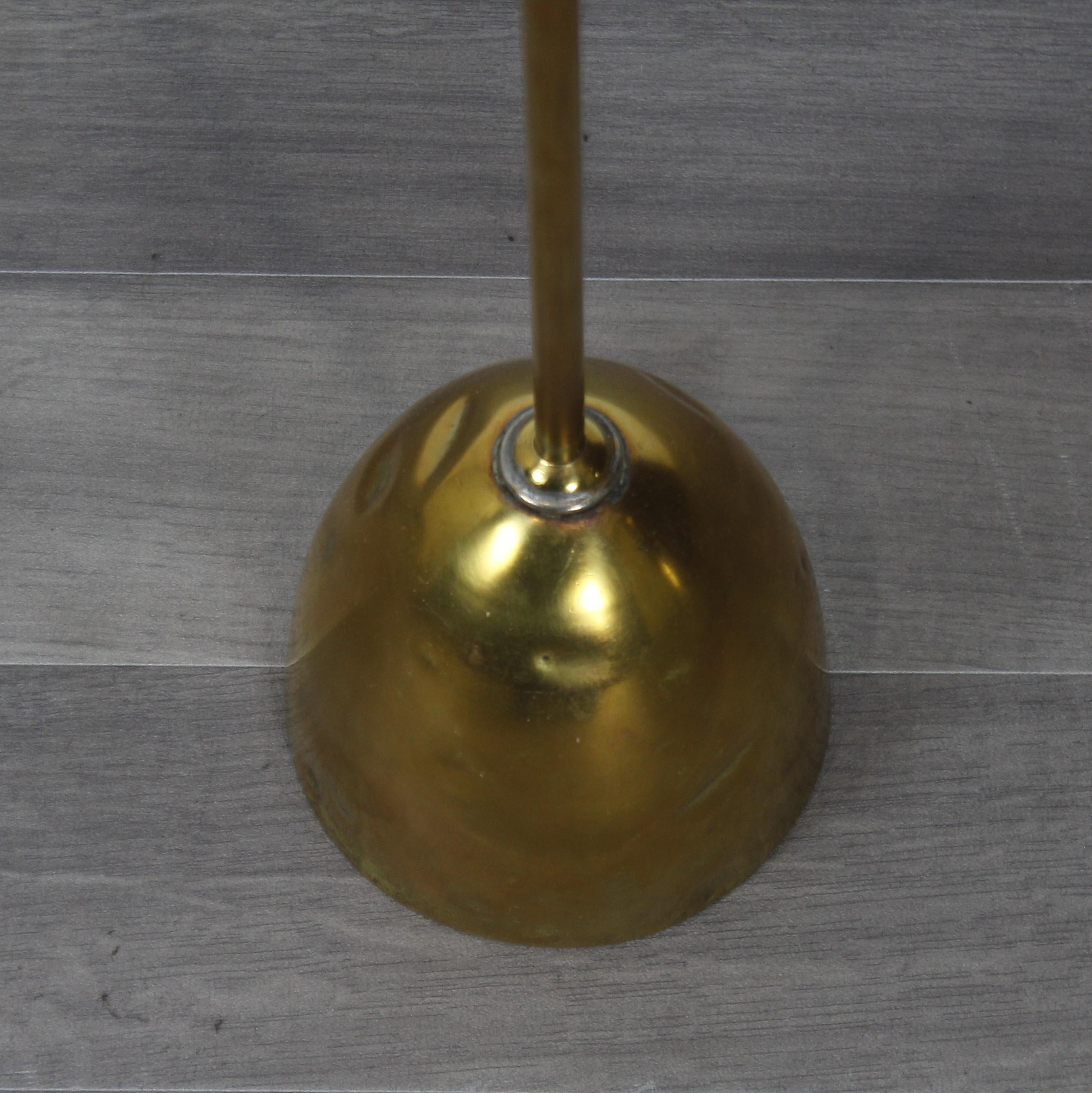 20th Century Midcentury Italian Brass Ashtray in the Style of Giò Ponti For Sale