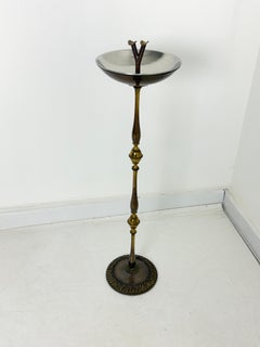 Mid-century Italian Brass Floor Ashtray, 1950s