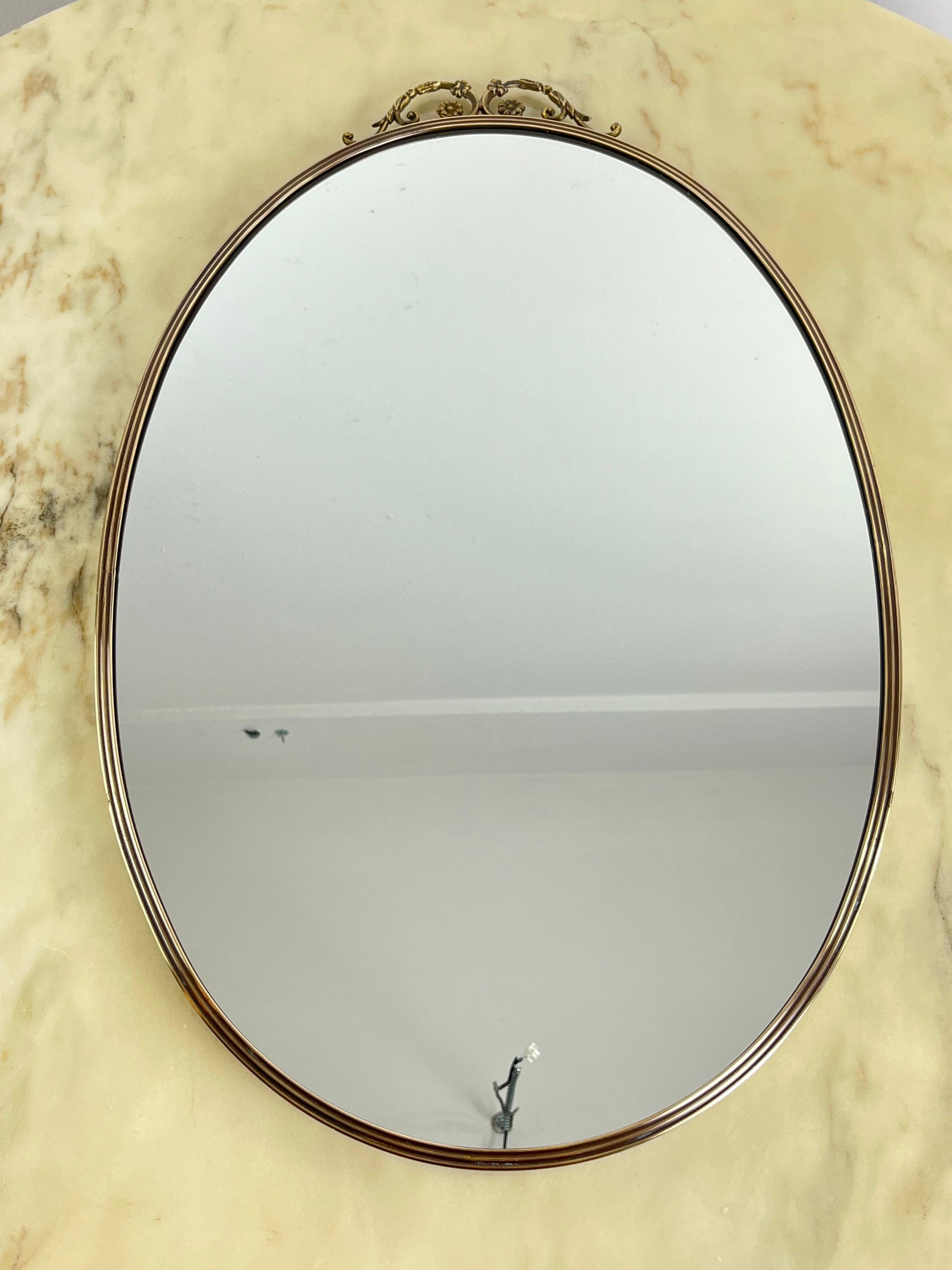 Miroir italien du milieu du siècle dernier attribué à Gio Ponti des années 1960 en vente 1