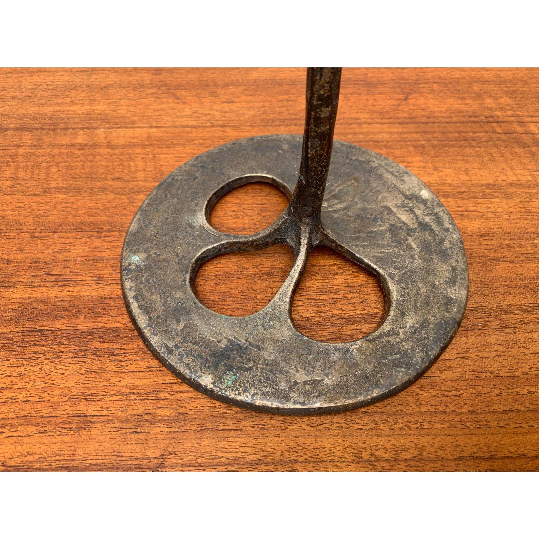 Italienischer brutalistischer Bronze-Kerzenhalter der Amadeus-Serie aus der Jahrhundertmitte, 1960er Jahre im Zustand „Gut“ im Angebot in Hamburg, DE
