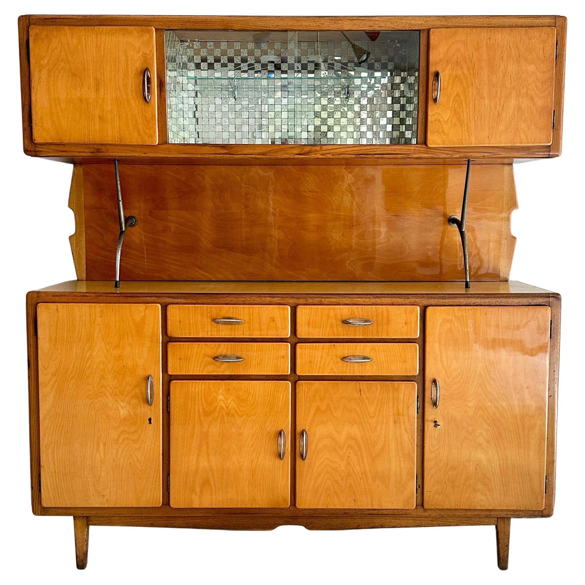 Armario buffet italiano de mediados de siglo al estilo de Ico Parisi, hacia 1950 en venta